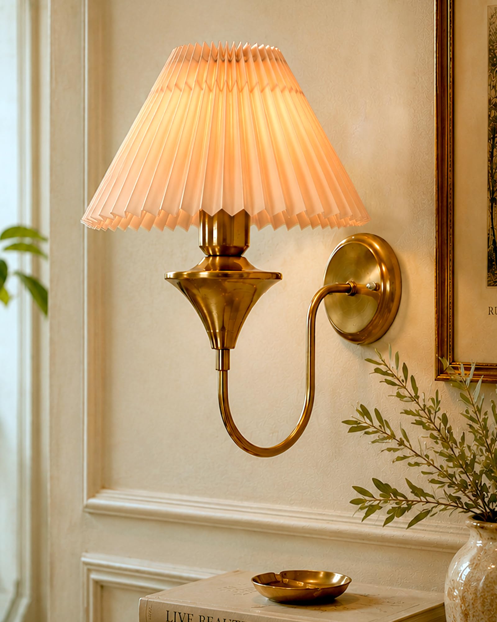 Brass Wall Sconce